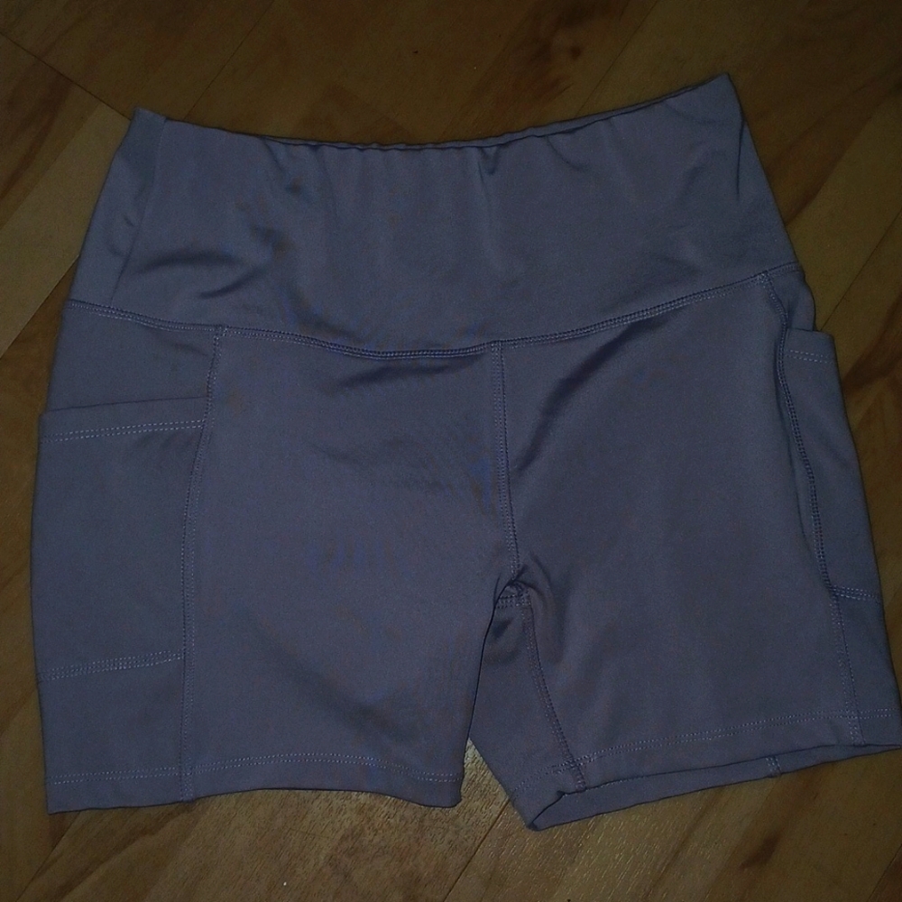 Yoga shorts tight fit spandex